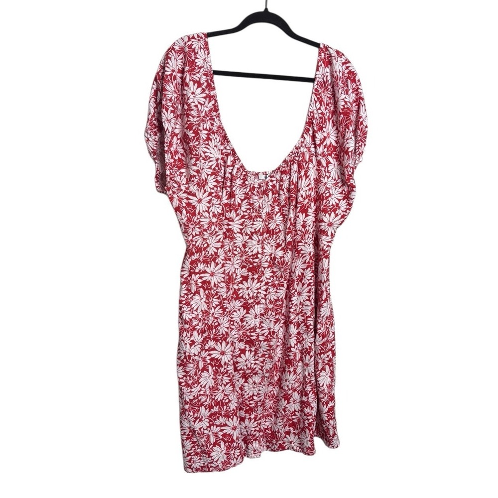 NWT Madewell Margie Floral Mini‎ Dress Linen Blend Size 20W
